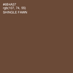#6B4A37 - Shingle Fawn Color Image